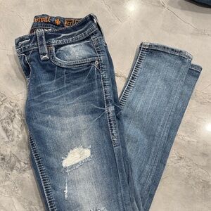 Rock Revival women’s Faded Blue Skinny Jean 27
